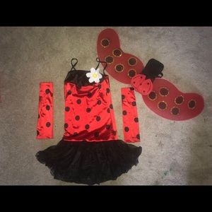 Lady Bug costume, EUC. 12/14 runs small
